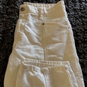 CREAM ZARA TROUSERS/Pants